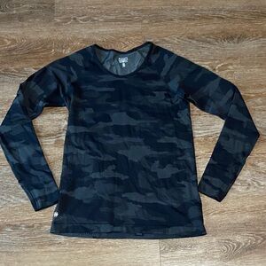 Athleta Speedlight Camo Long Sleeve LARGE